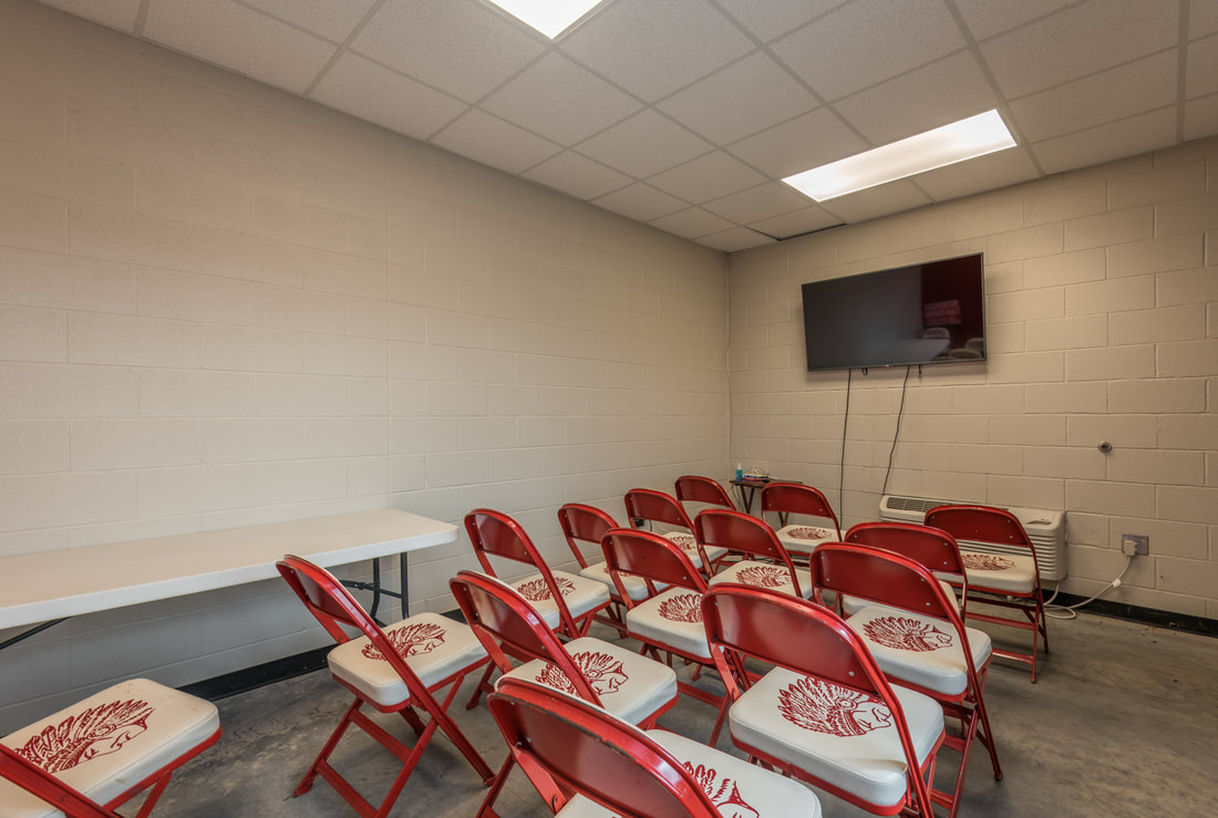 Meeting Area in Loudon High School Concessions Building