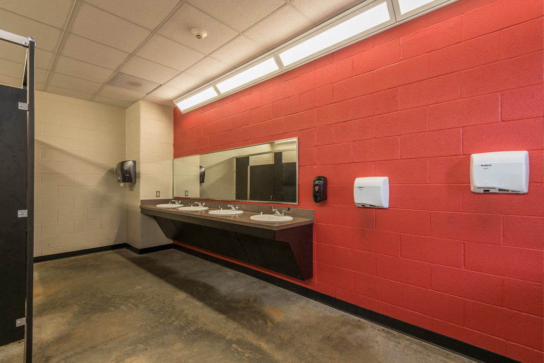 Bathroom in Loudon High School Concessions Building