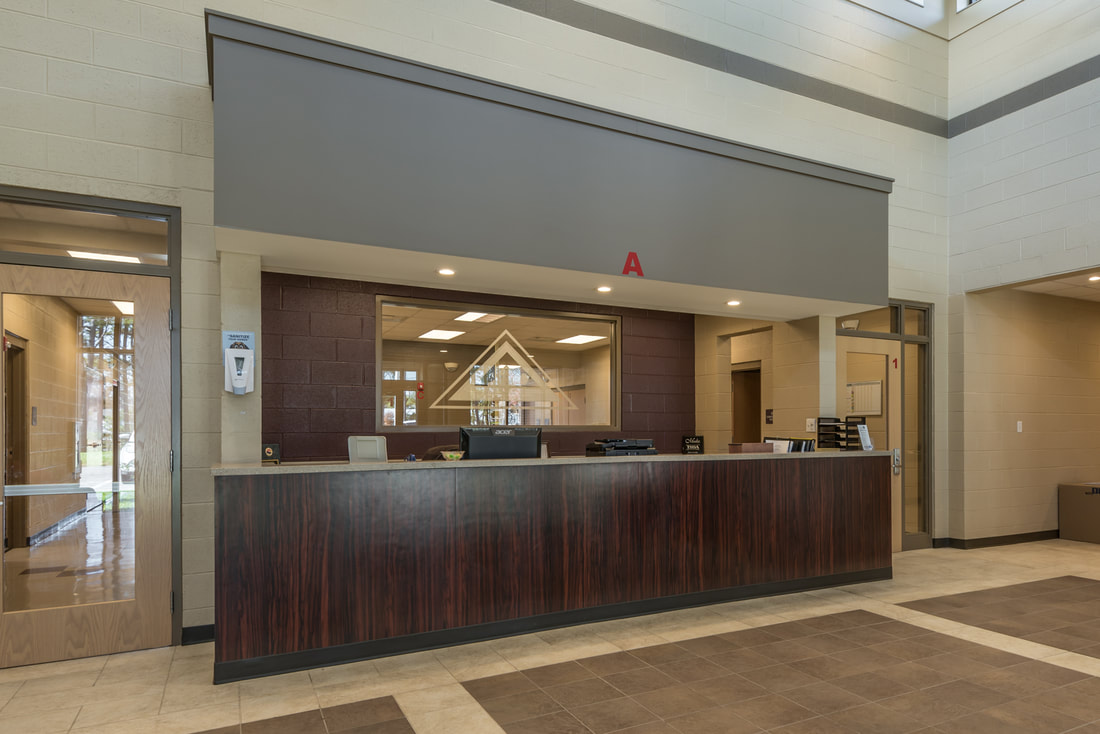 Front desk at Sweetwater City Schools Administration Building