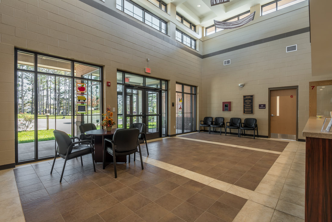 Lobby of Sweetwater City Schools Administration Building