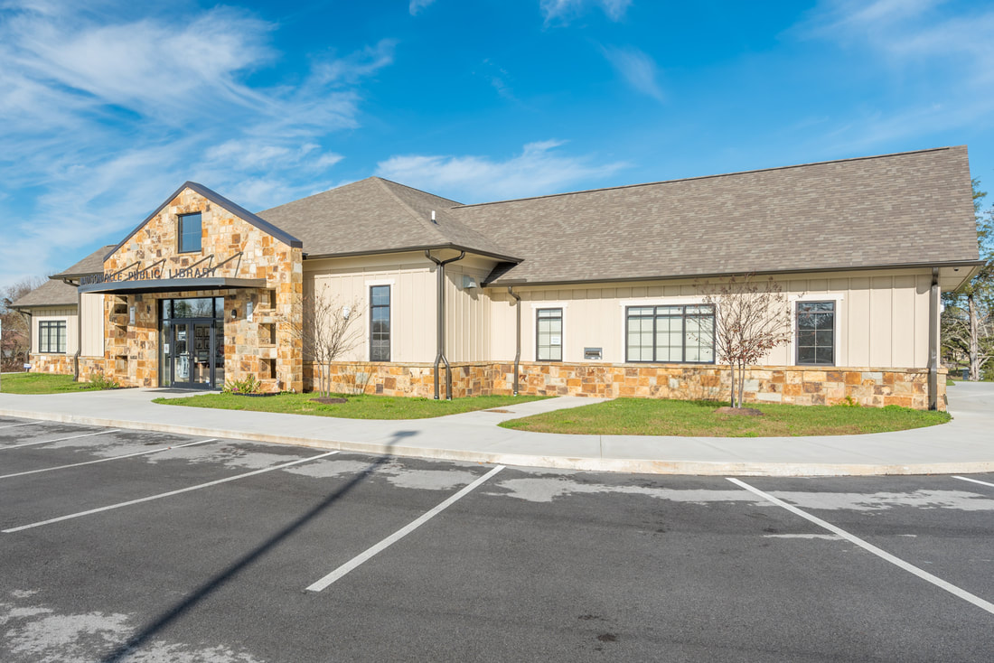 Exterior Shot of the New Madisonville Public Library