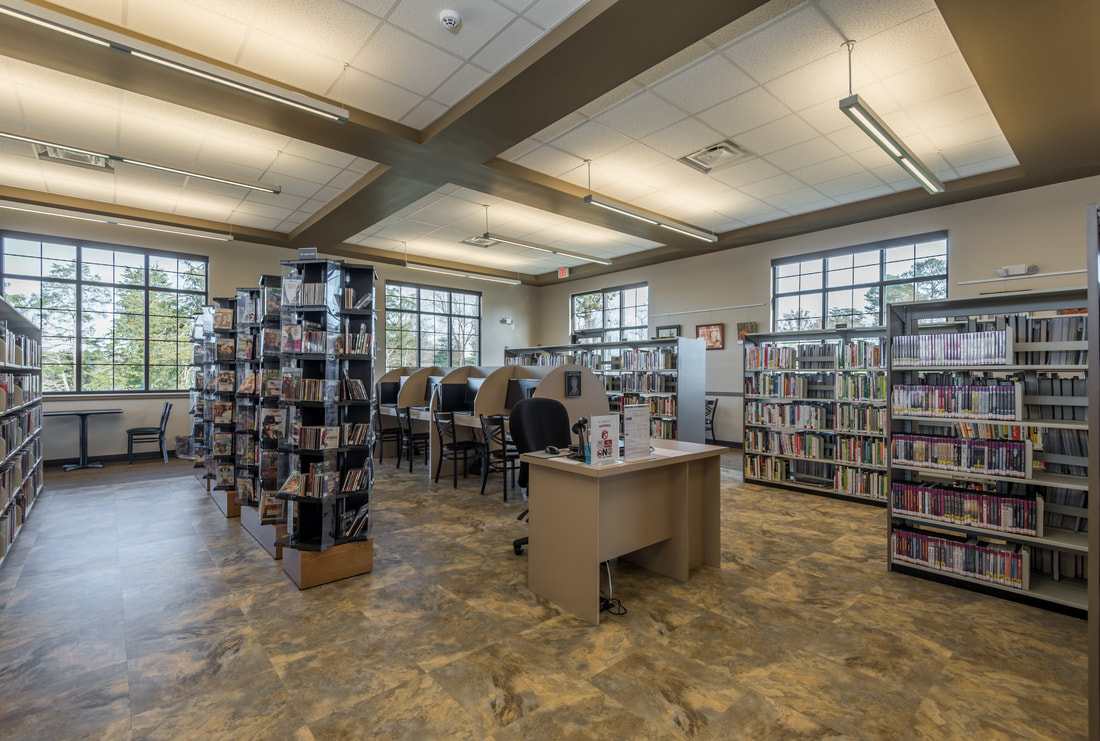 Computer Area in the New Madisonville Public Library