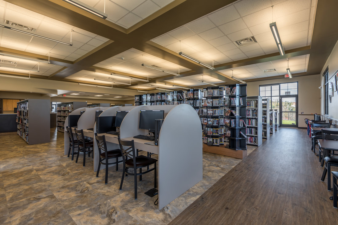Computer Area of the New Madisonville Public Library