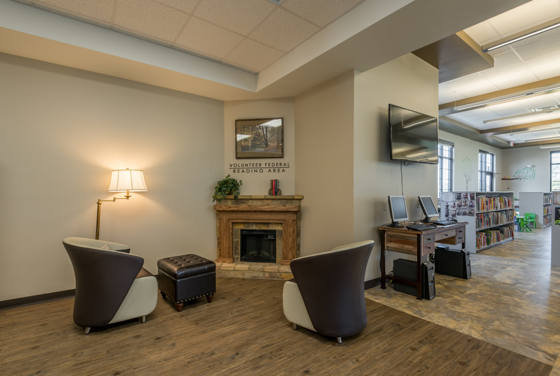 Reading Area in the New Madisonville Public Library