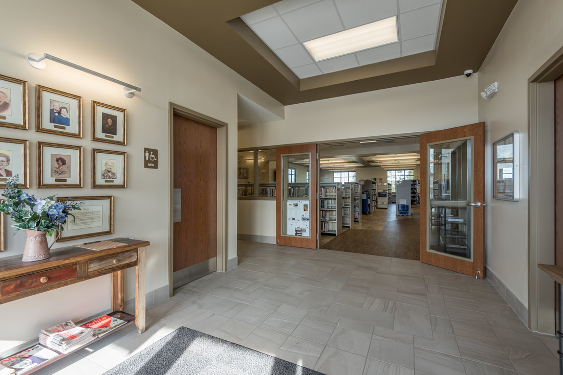 Lobby Area of the New Madisonville Public Library