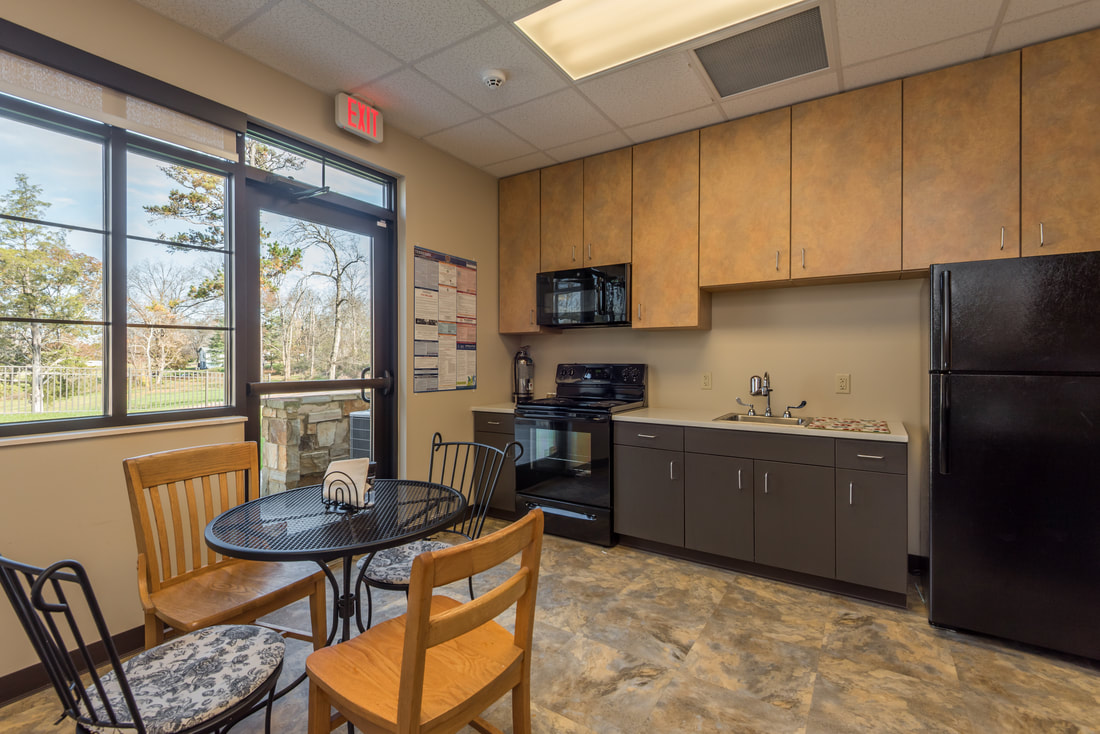 Kitchen and Break Room at the New Madisonville Public Library