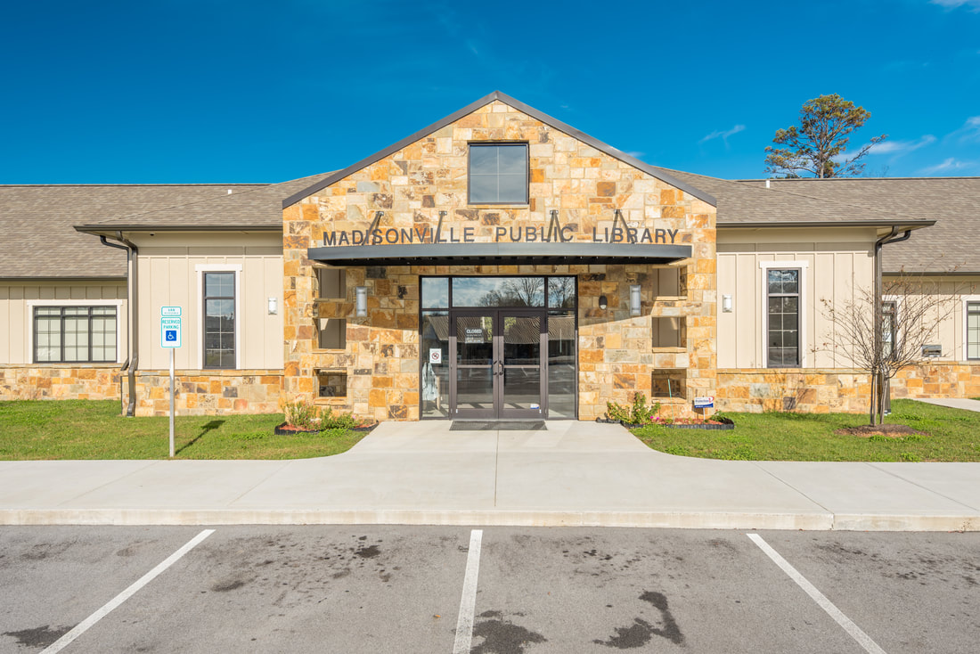 Exterior Shot of the New Madisonville Public Library