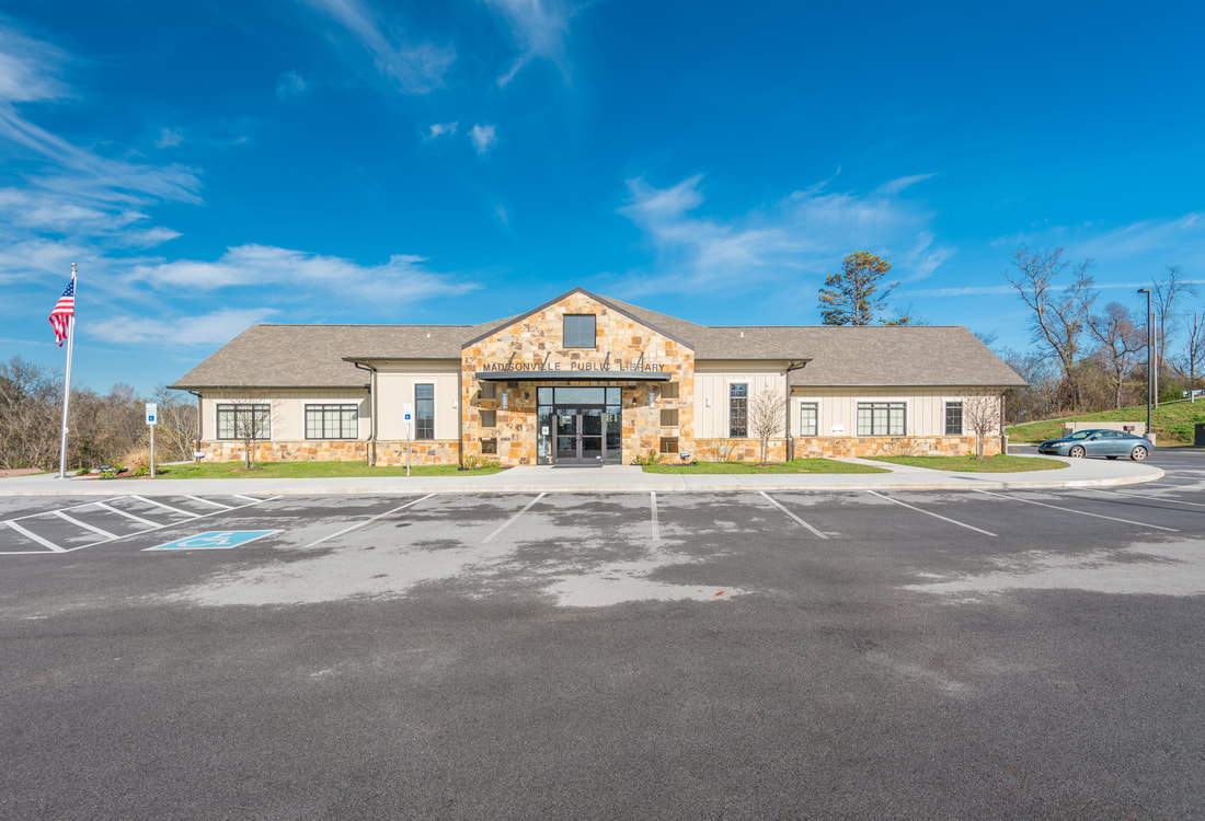 Exterior Shot of the New Madisonville Public Library