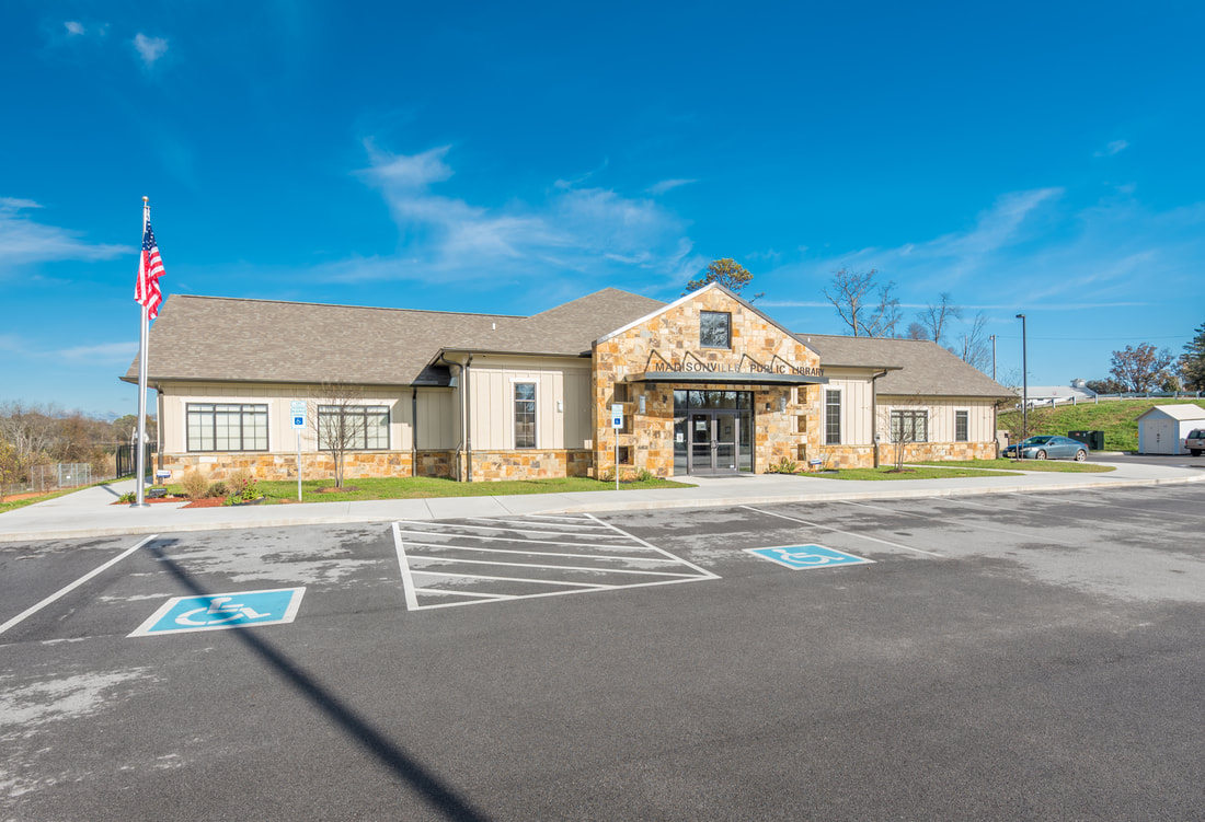 Exterior Shot of the New Madisonville Public Library