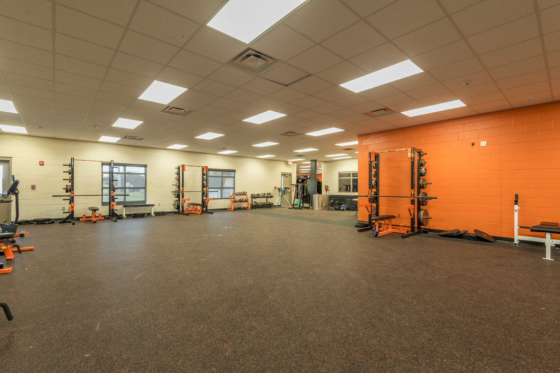 Work Out area of Greenback High School Field House