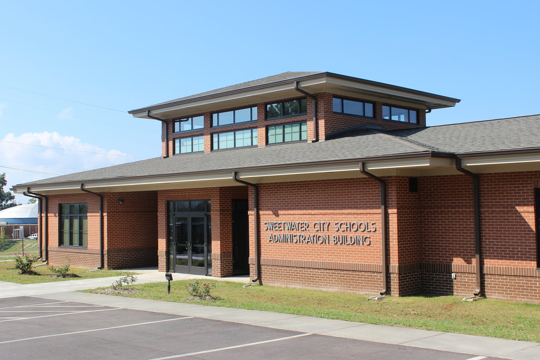 Exterior shot of Sweetwater City Schools Administration Building