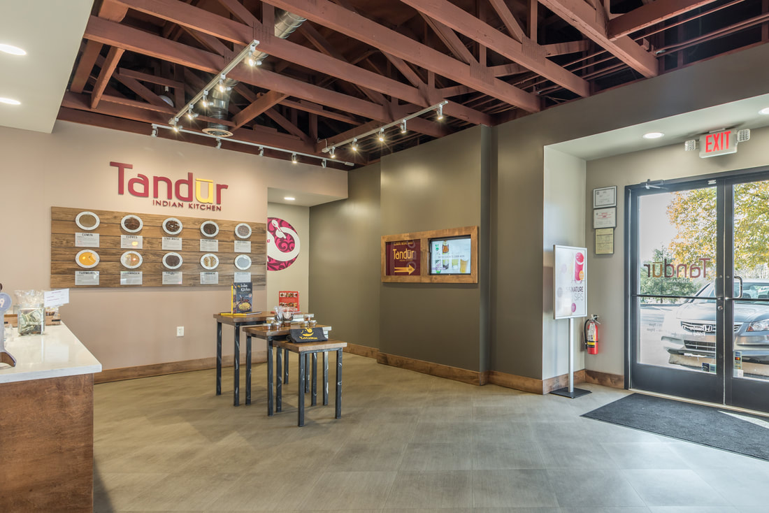 Entrance and Waiting Area at Tandur Indian Kitchen