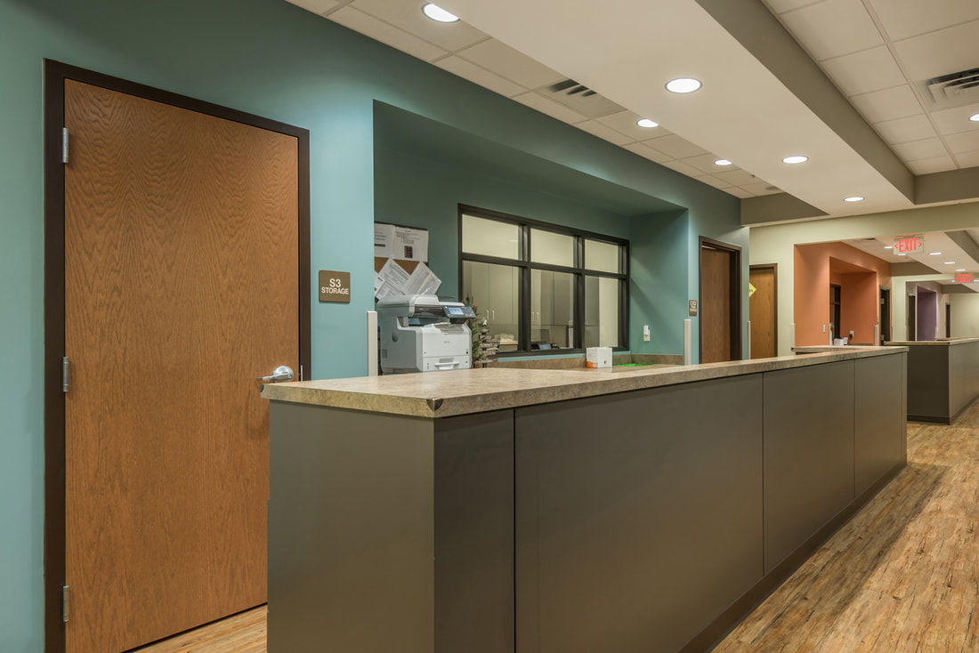 Collection of Images and Projects within the Healthcare Sector including the New Construction of, and Renovations to, Hospitals and Wellness Centers