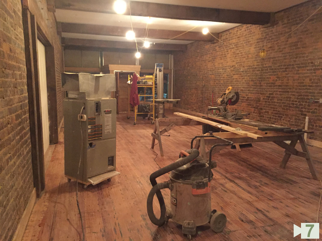 Dining and Serving Areas mid-Project