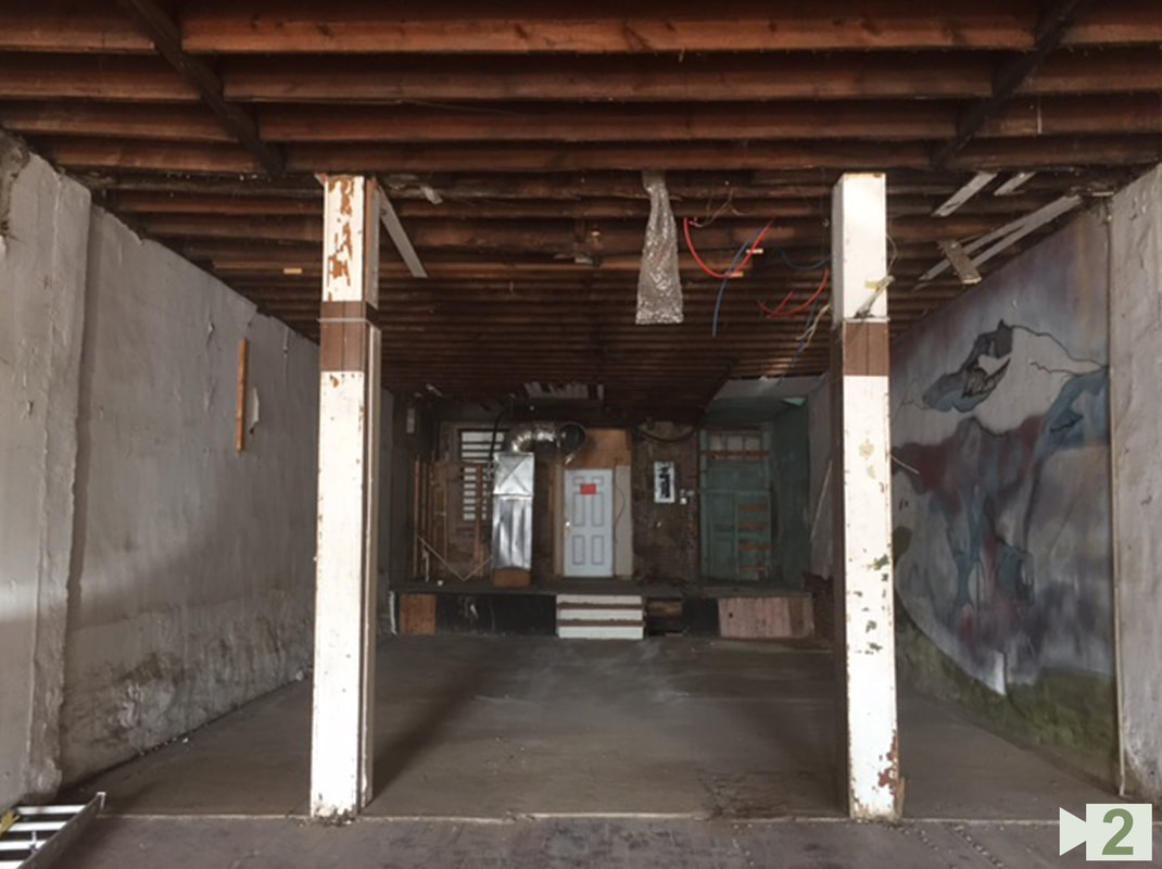Empty Building Prior to Restoration