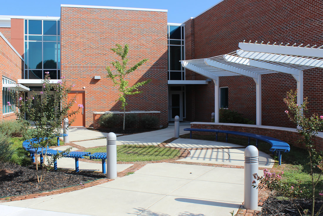 Outdoor Classroom area at Sweetwater Elementary School Addition