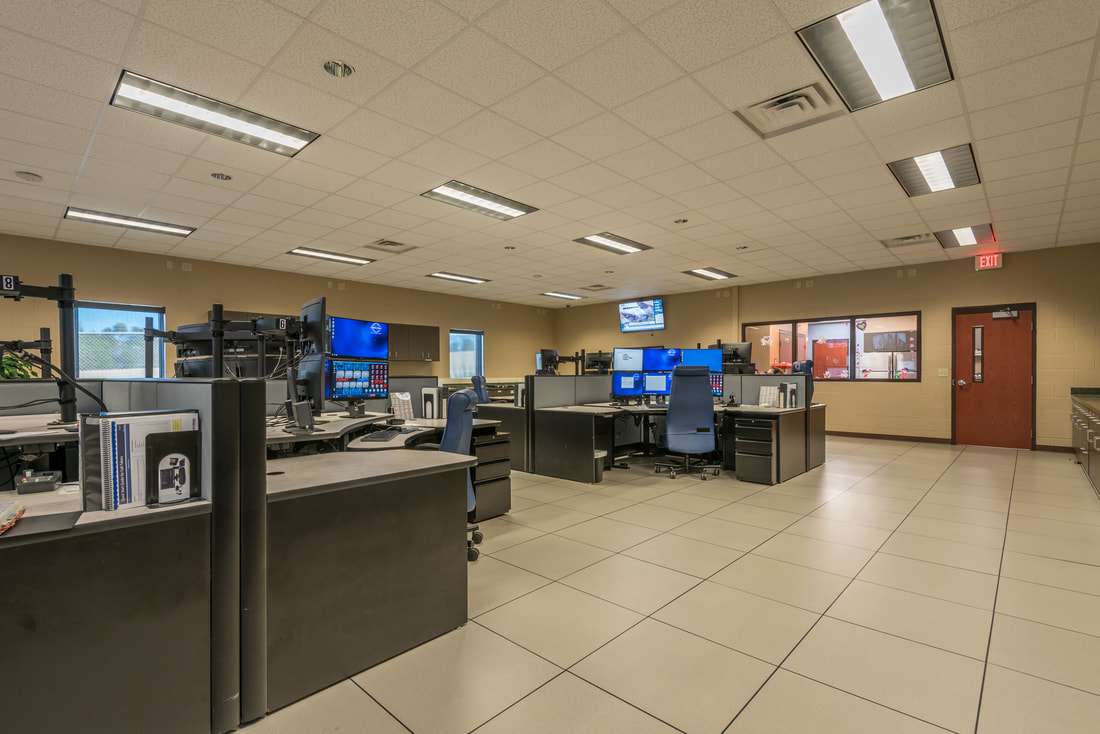 Dispatch Stations in McMinn County 911 Center