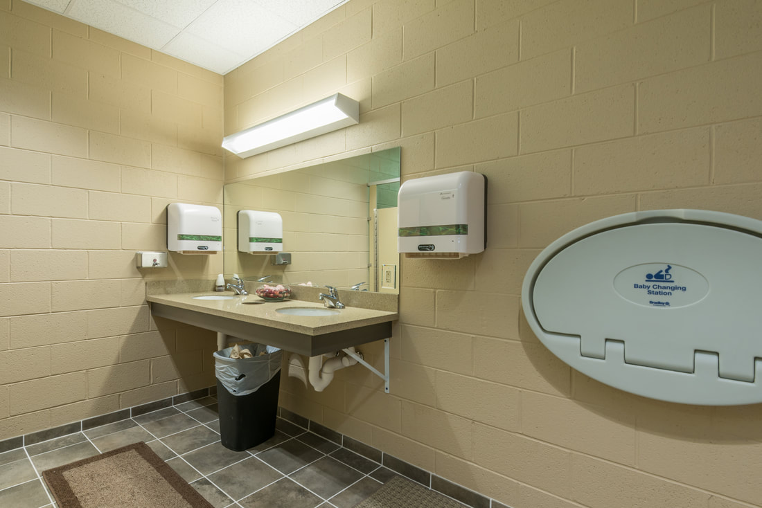 Bathroom at McMinn County 911 Center