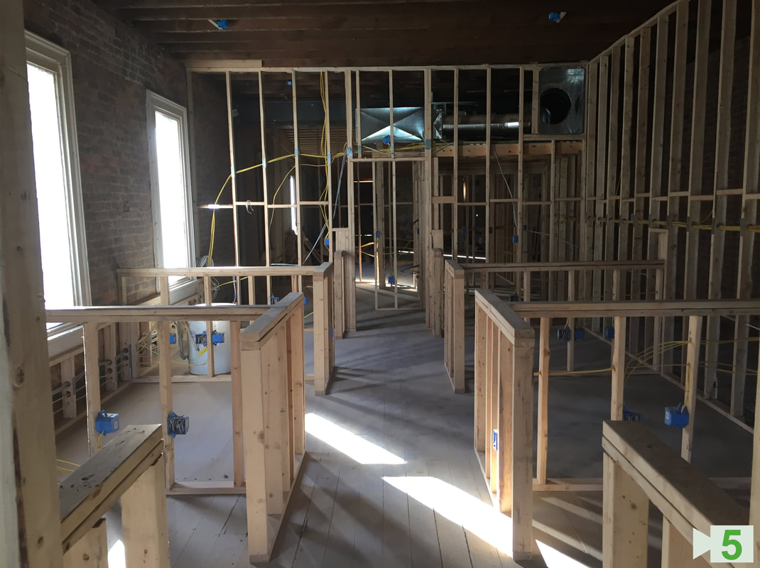 Cubicle Construction and New Wall Framing