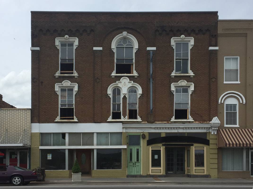 Main Street Building Before Restoration