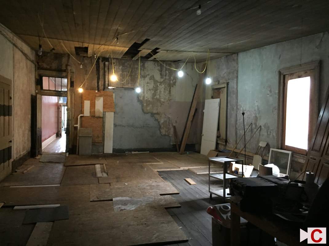 View of Back Room before Restoration