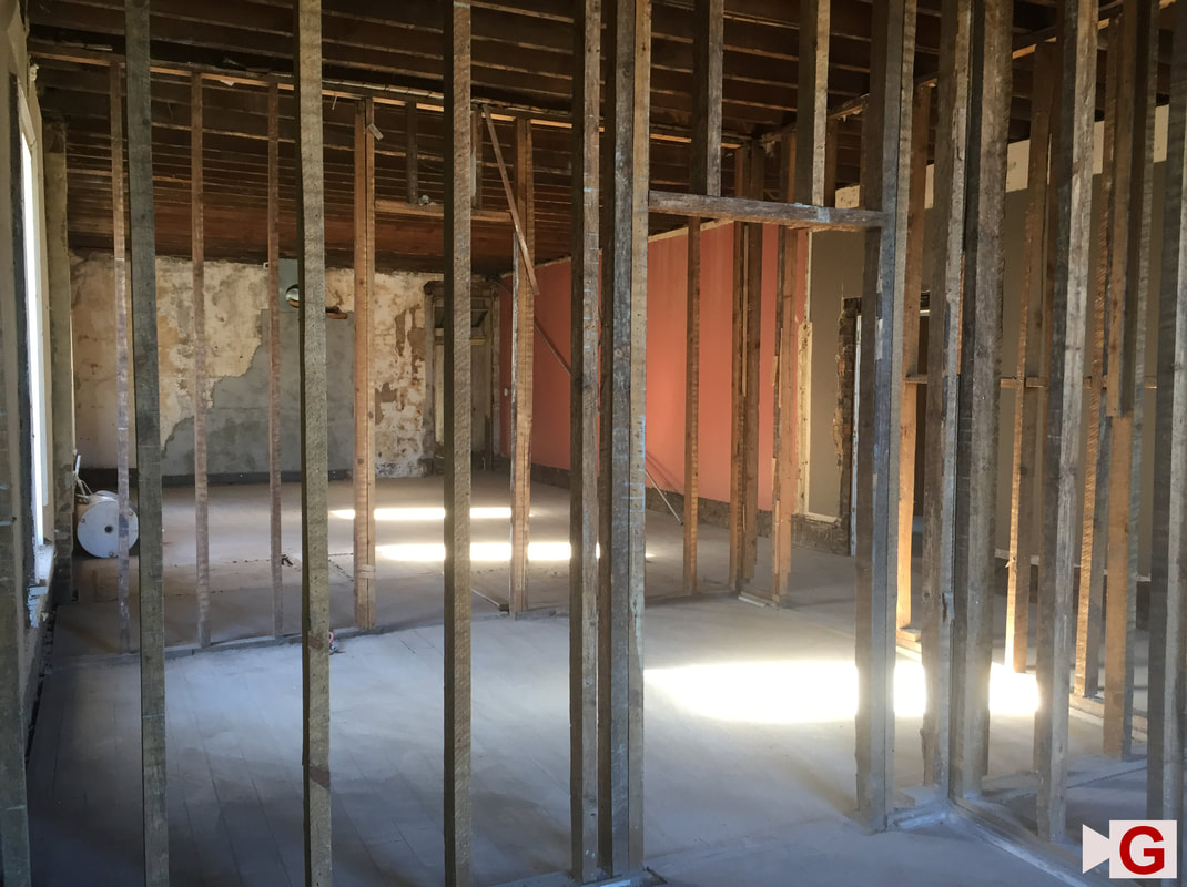 Old Wall Framing to be Demolished