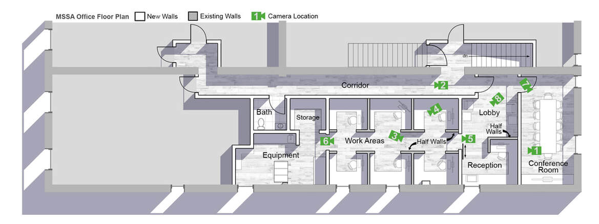 Finished Office Floor Plan