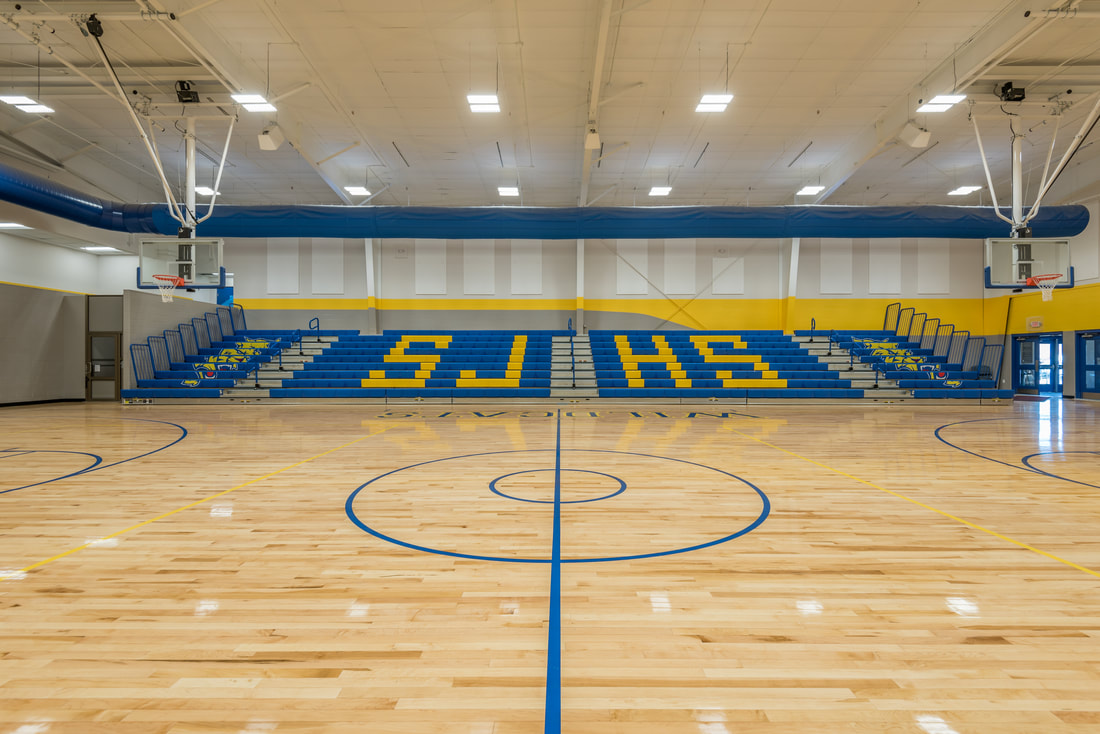 Basketball Court at Sweetwater Junior High School