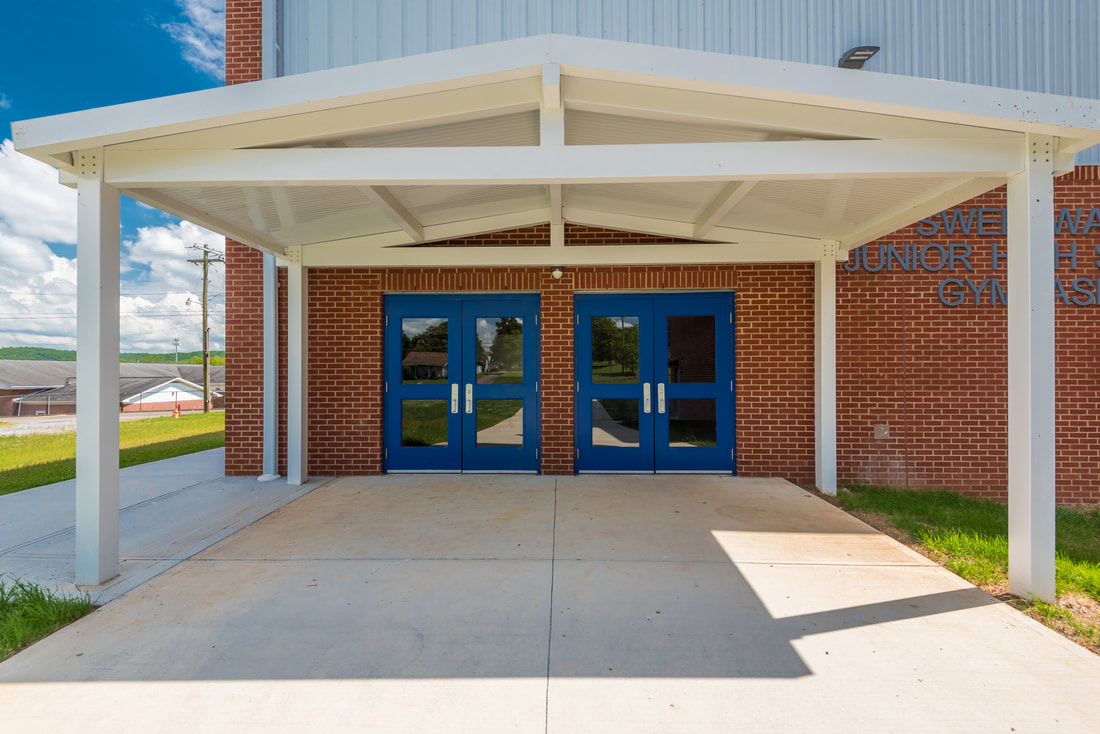 Entrance to Gymnasium at Sweetwater Junior High School
