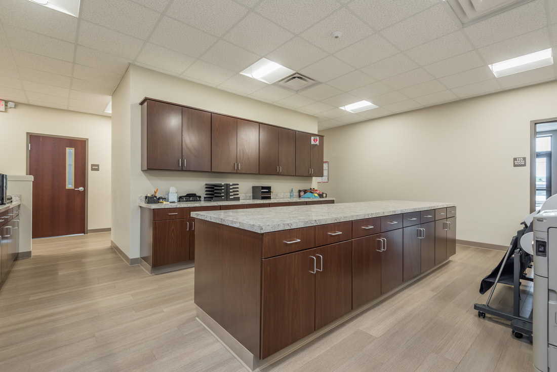 Community Work Area in Sweetwater Utility Boards New Building