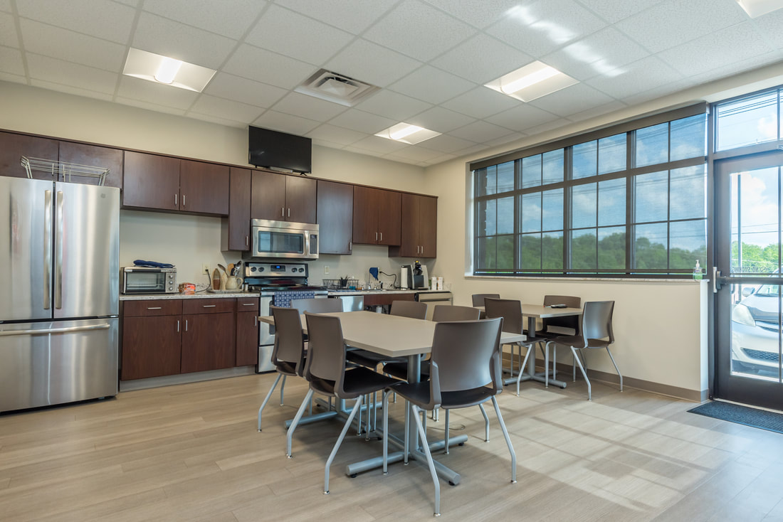 Kitchen and Break Room in Sweetwater Utility Boards New Building