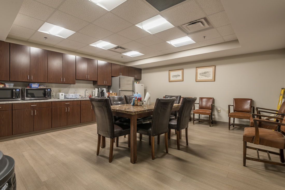 Kitchen and Break Room in Sweetwater Utility Boards New Building