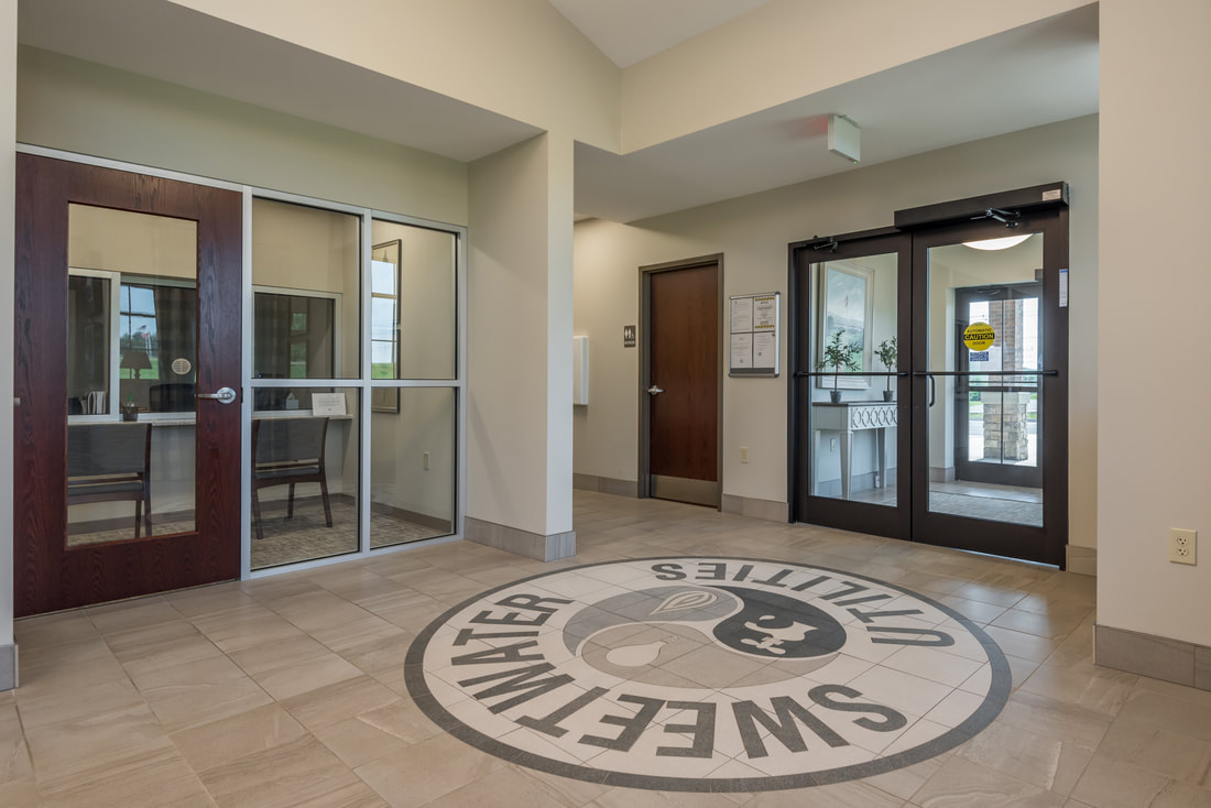 Main Entrace to Sweetwater Utility Boards New Building