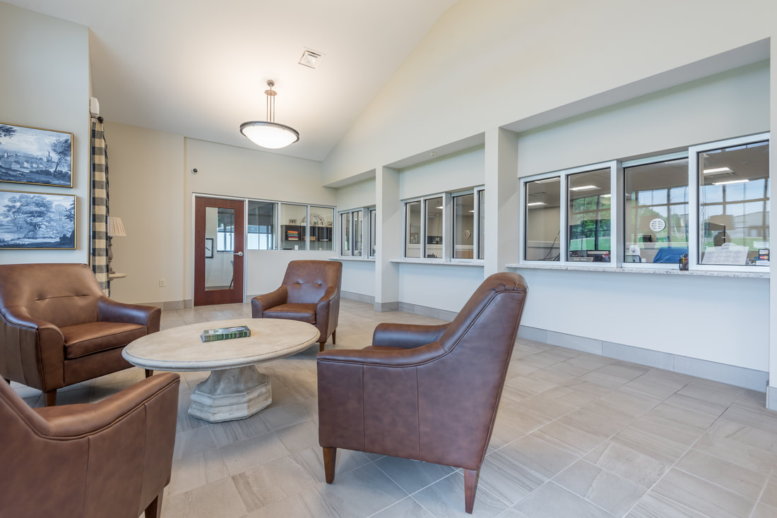Lobby and Service Windows at Sweetwater Utility Boards New Building