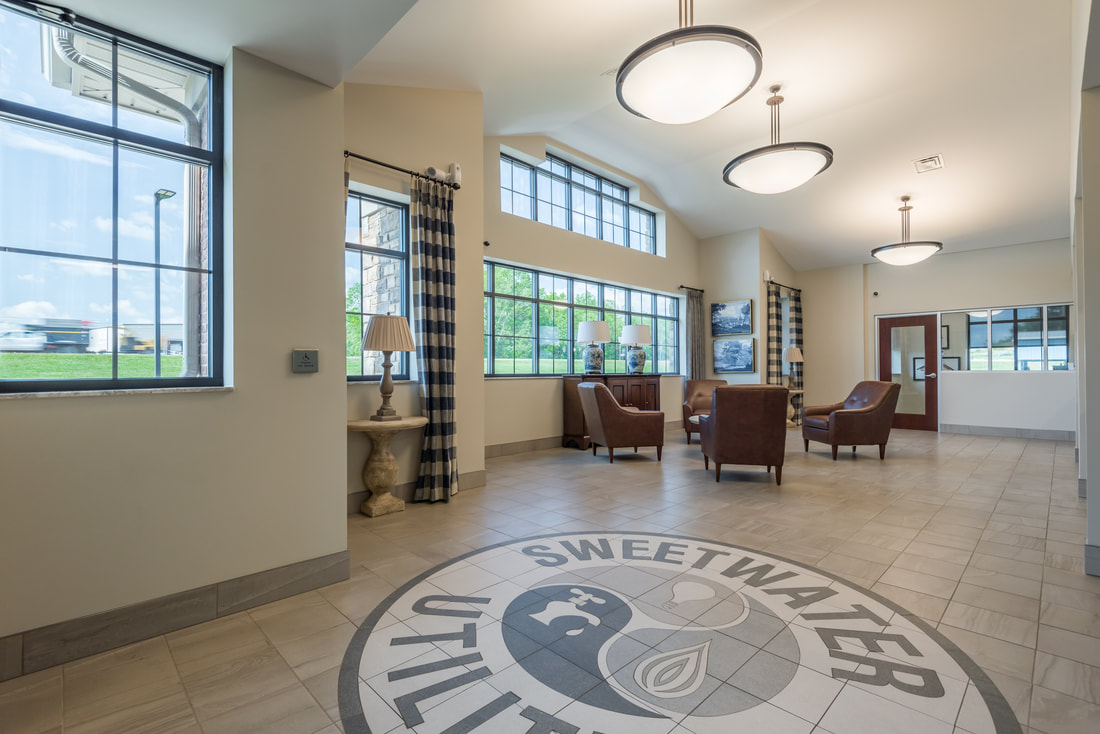 Lobby of Sweetwater Utility Boards New Building