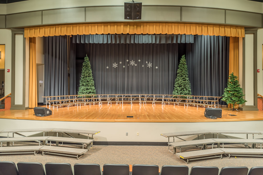 Auditorium Stage in Sweetwater Elementary School Addition