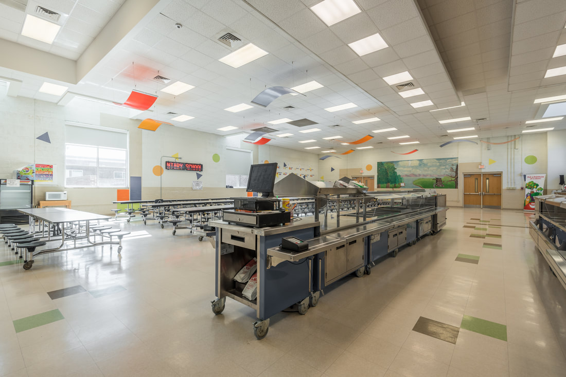 Renovated Lunch Room and Food Bar in Vonore Elementary School