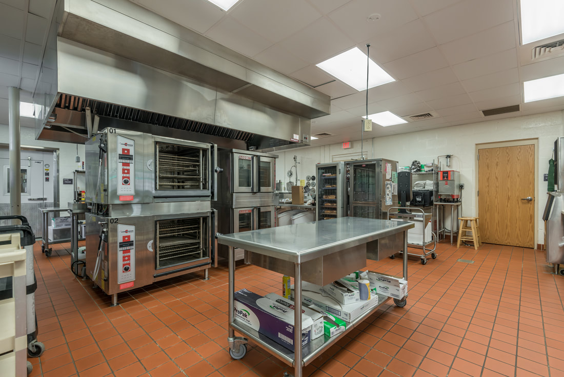 Renovated Kitchen and Food Prep Area in Vonore Elementary School