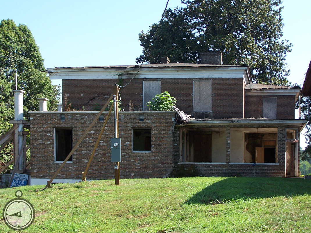 Rear View of Gallery and Terraced Garden